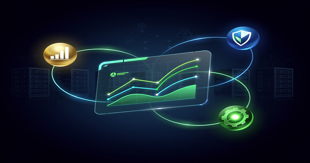 Holographic cost dashboard with three autonomous FinOps agent nodes coordinating cloud optimization in real time