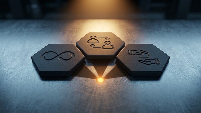Three routing modes: self, collaborate, handoff branching from a single agent state evaluation